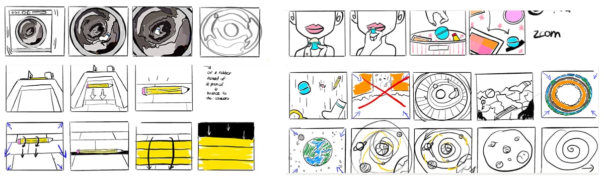 Tourists Go Home campaign idea board
